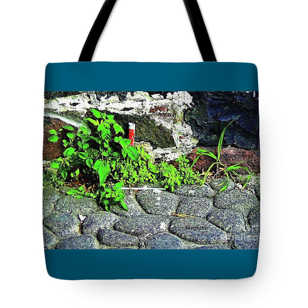 Nature Tote Bag featuring the photograph Lessons from Nature on Surviving and Thriving by Aberjhani