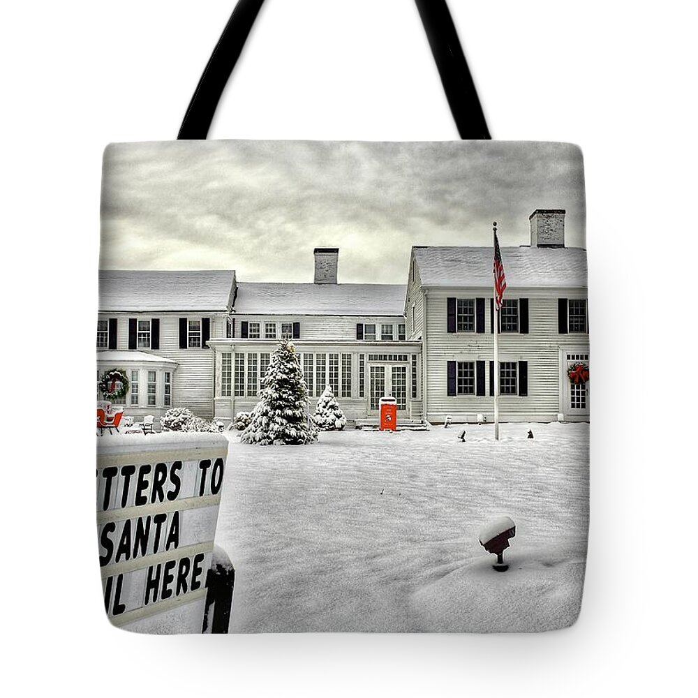 Santa Tote Bag featuring the photograph Letters to Santa by Monika Salvan