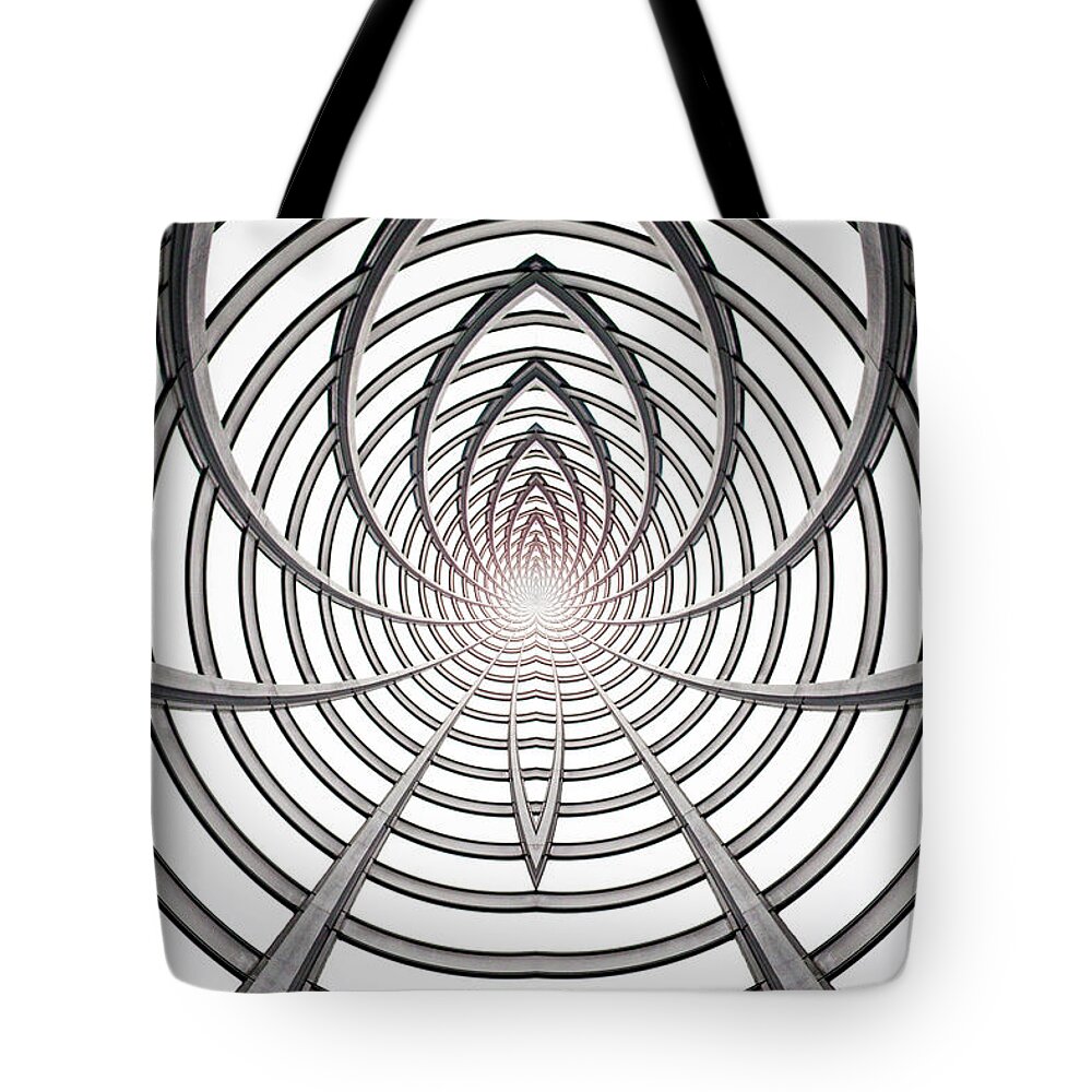 Round Tote Bag featuring the photograph Light At The End Of The Tunnel by Az Jackson