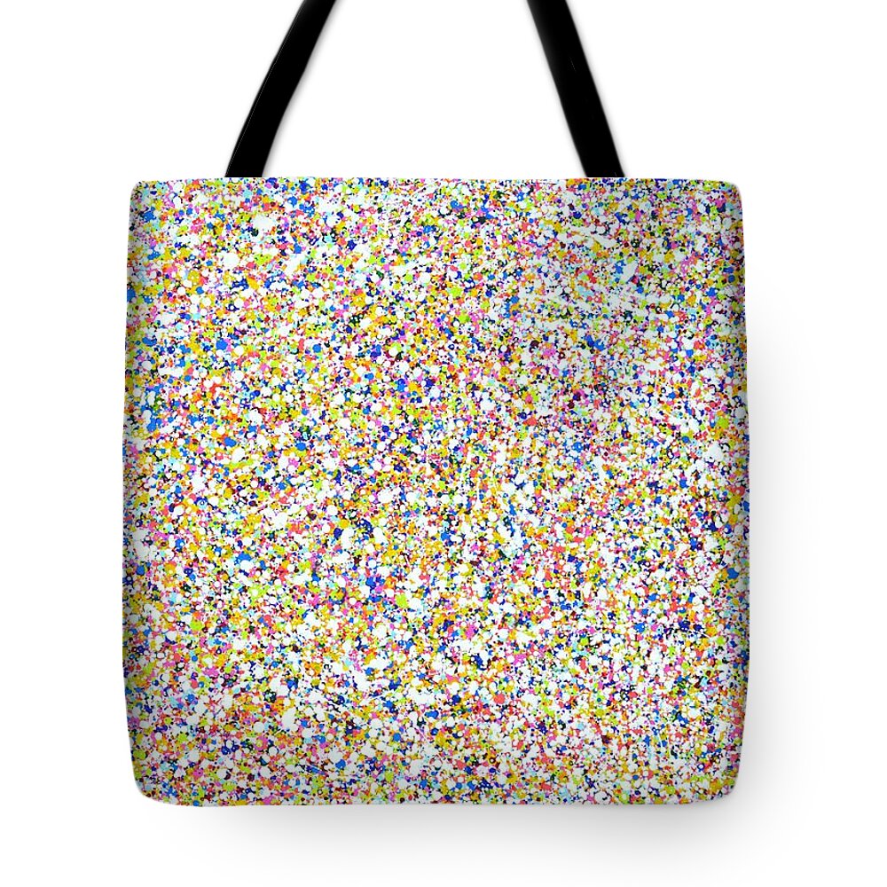 Expression Tote Bag featuring the painting 	Light expression. by Iryna Kastsova