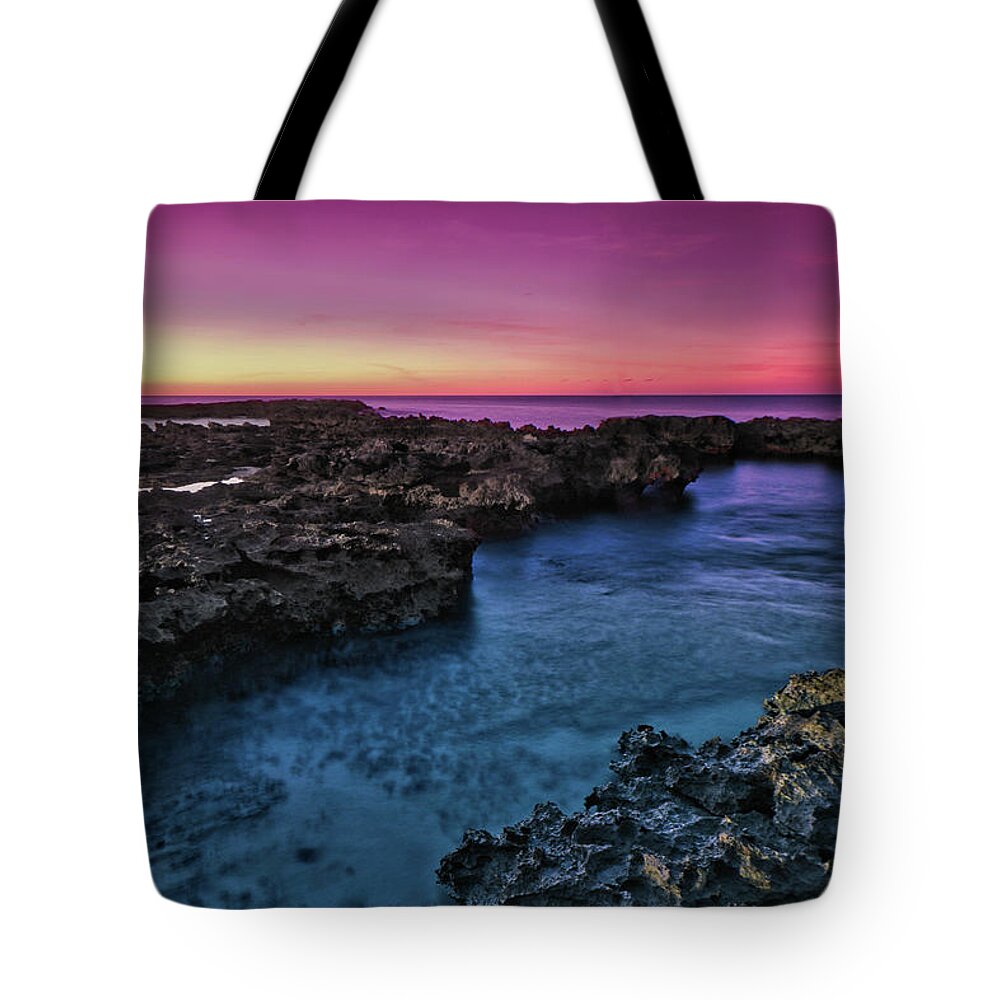 Sunset Tote Bag featuring the photograph Light Fall by Montez Kerr