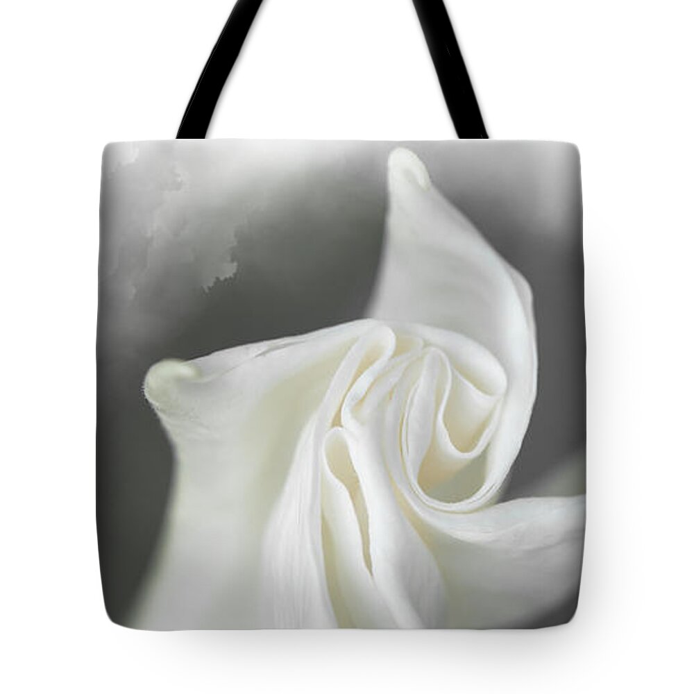 Easter Tote Bag featuring the mixed media Lily by Moira Law