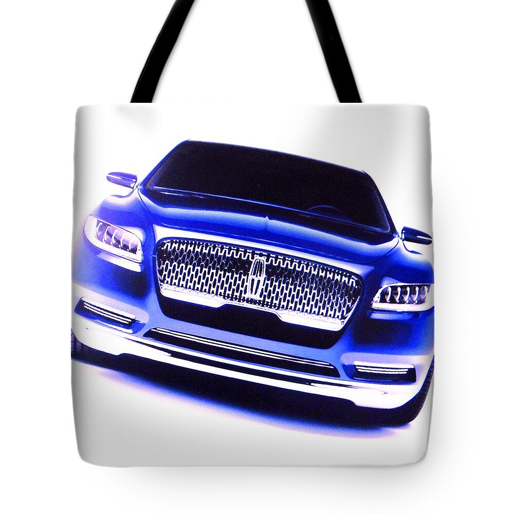 Car Tote Bag featuring the photograph Lincoln Continental by Dietmar Scherf