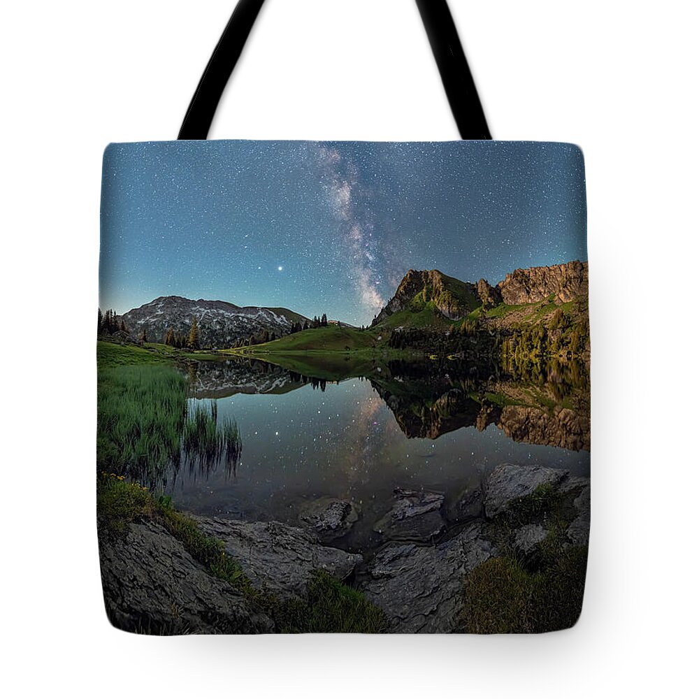 Mountains Tote Bag featuring the photograph Linger Longer by Ralf Rohner