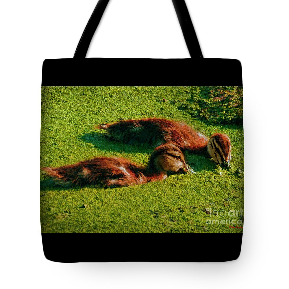  Tote Bag featuring the photograph Little Ducks Dessert by Blake Richards