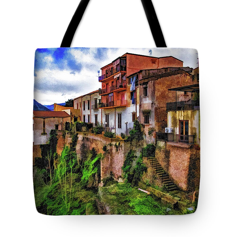 2019 Tote Bag featuring the photograph Living on the Edge by Monroe Payne
