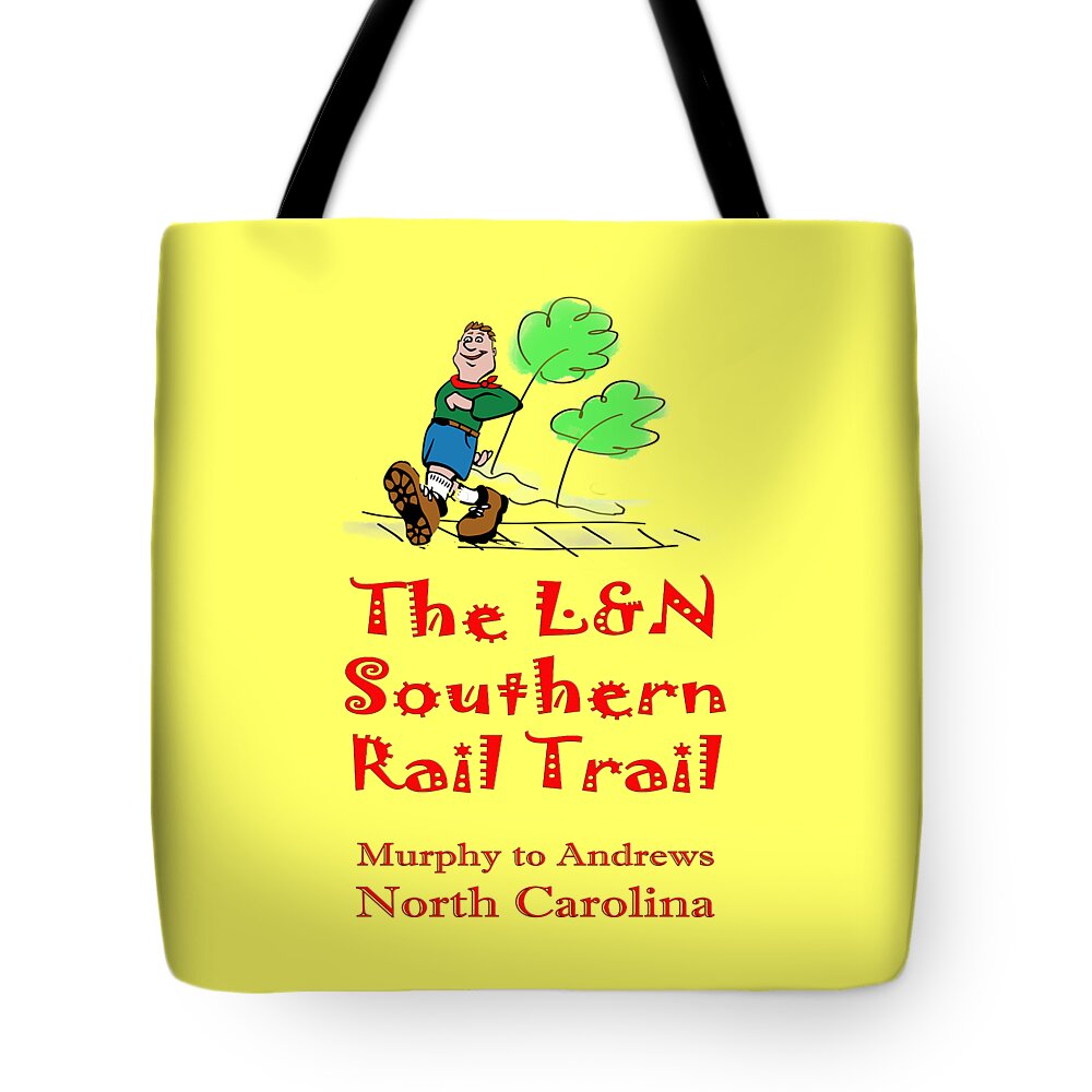 L&n Tote Bag featuring the photograph LN Southern Rail Trail Boy Scout by Debra and Dave Vanderlaan