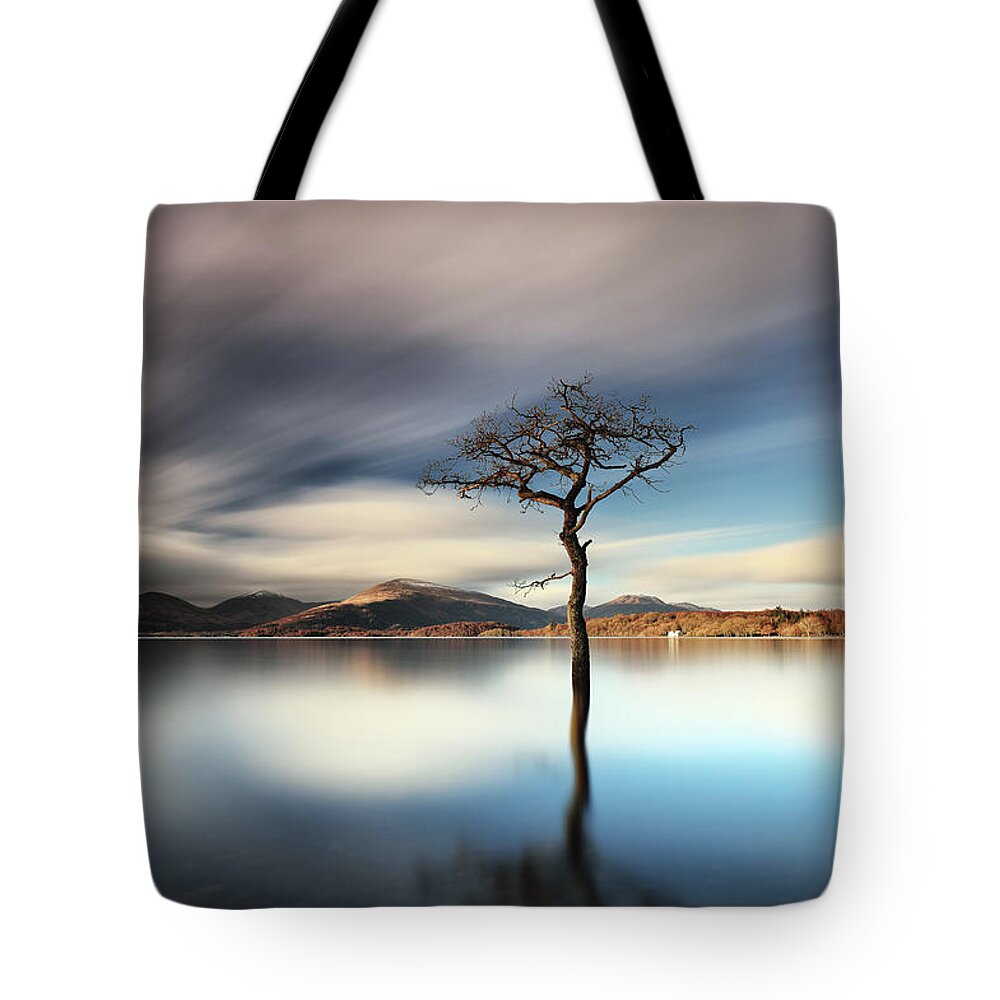 Loch Lomond Tote Bag featuring the photograph Lomond Reflection by Grant Glendinning