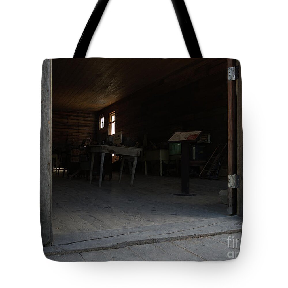 Doorway Tote Bag featuring the photograph Look to the Past by Kae Cheatham
