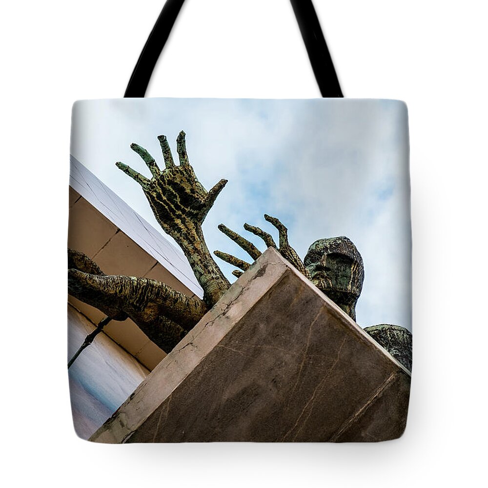 Cuba Tote Bag featuring the photograph Looking up. Havana. Cuba. by Lie Yim