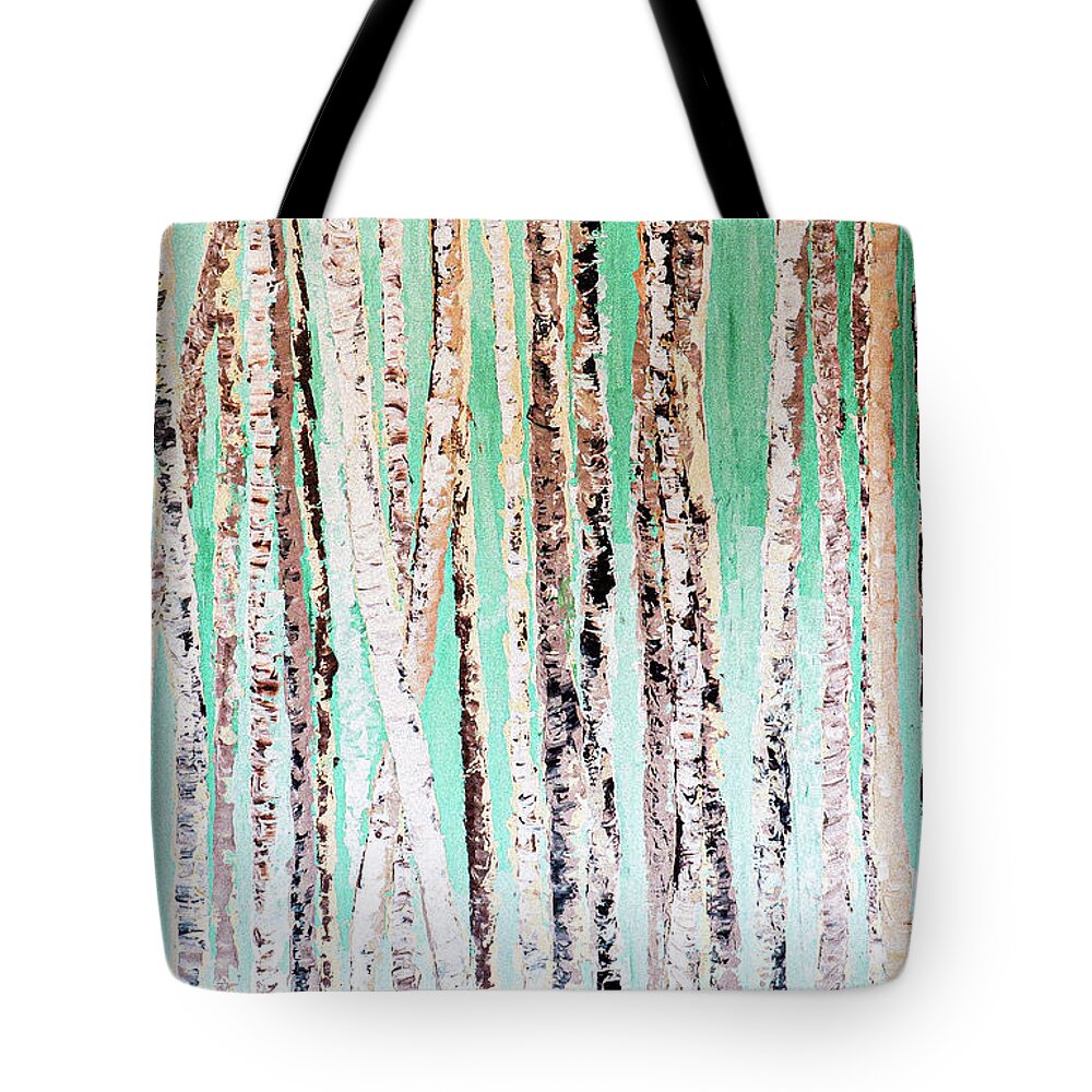 Forests Tote Bag featuring the painting Lost in the Pines by Ted Clifton