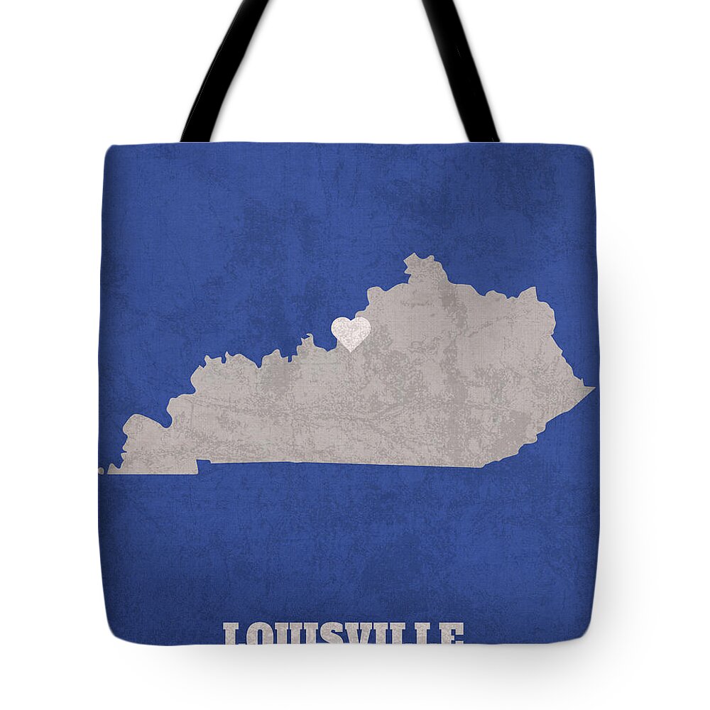 Vintage Louisville City Map Tote bag – The Uncommonwealth of Kentucky