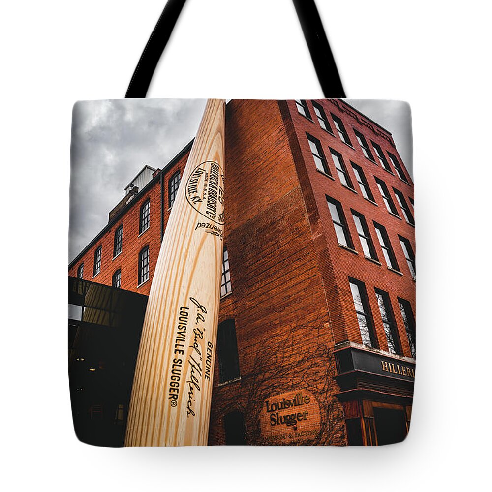 Louisville Tote Bag featuring the photograph Louisville Slugger by Alexey Stiop
