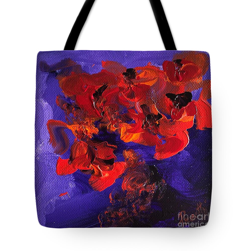 Gift Tote Bag featuring the painting Love 4 by Preethi Mathialagan