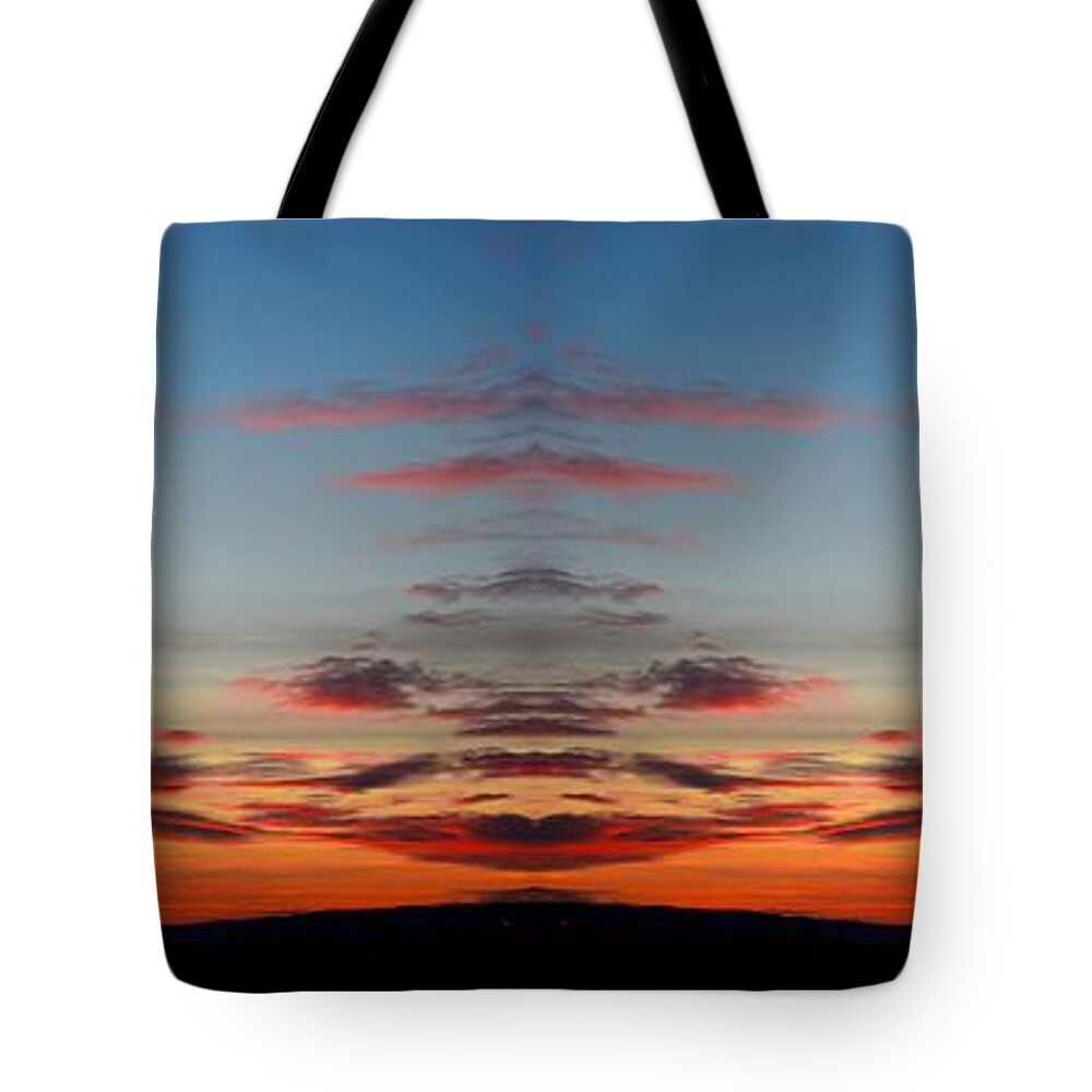 Nature Tote Bag featuring the photograph Love Between Earth And Sky 2 by Leonida Arte