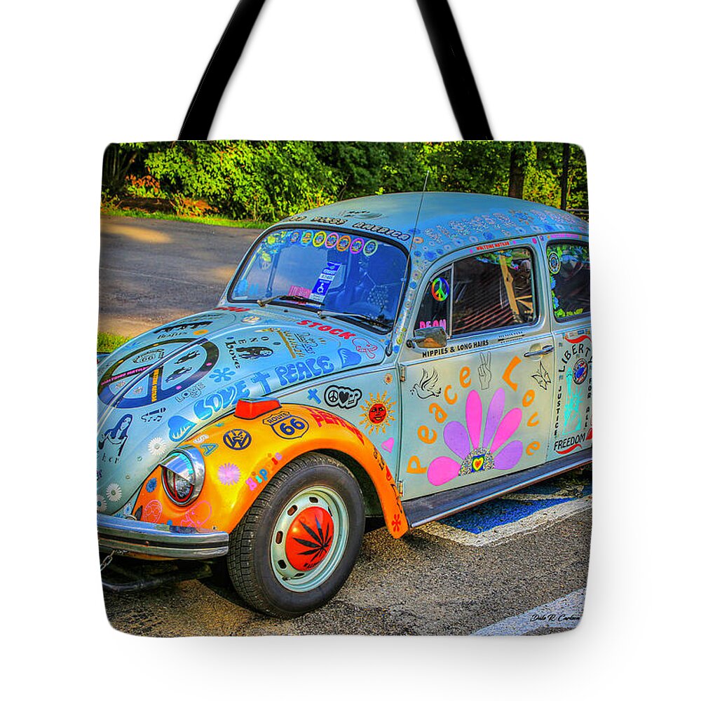 Volkswagen Tote Bag featuring the photograph Love Bug by Dale R Carlson