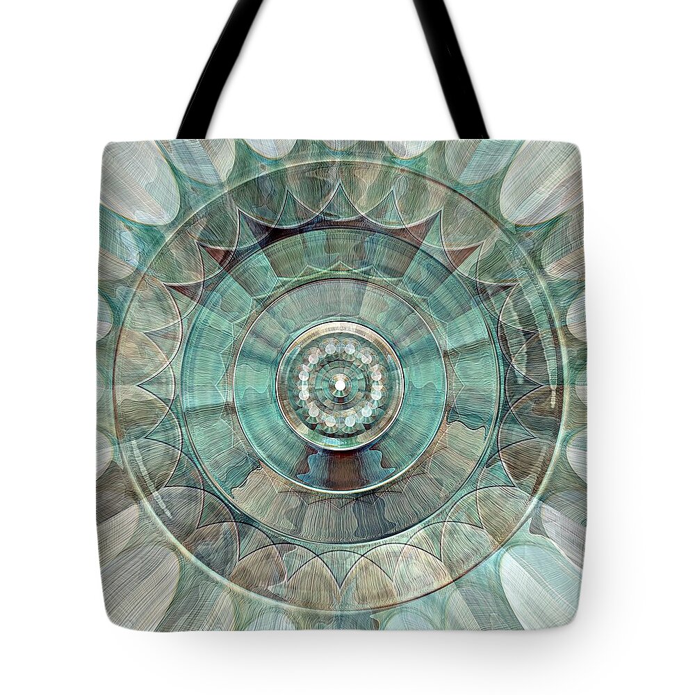 Sunny Tote Bag featuring the digital art Love Revolver by David Manlove