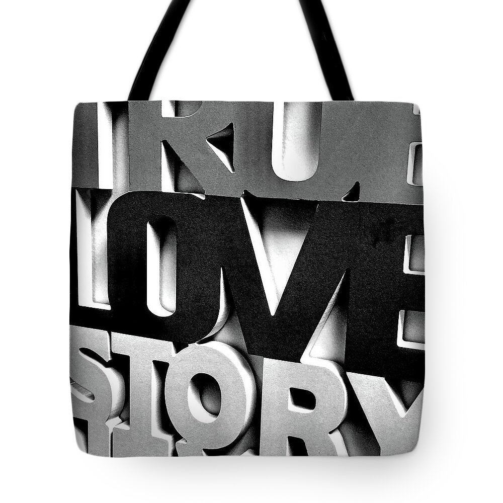 Quotes Tote Bag featuring the photograph Us by Kerry Obrist