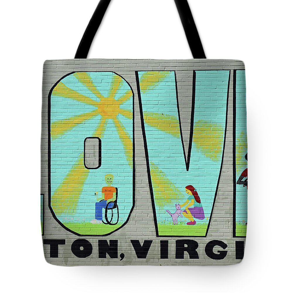 Town Tote Bag featuring the photograph Love This Town by Roberta Byram