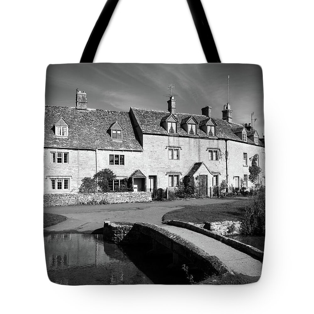 Britain Tote Bag featuring the photograph Lower Slaughter, Gloucestershire, UK by Seeables Visual Arts