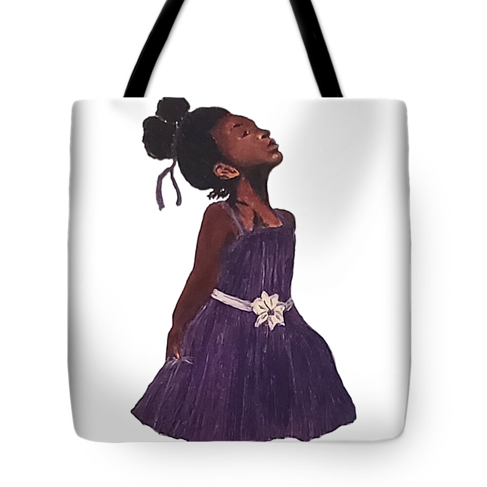 Lucky Tote Bag featuring the painting LUCKY Limited Edition by Shirley Whitaker