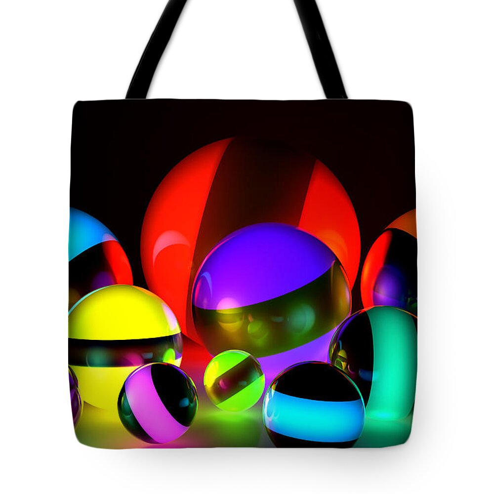 3d Tote Bag featuring the painting Luminance by Williem McWhorter