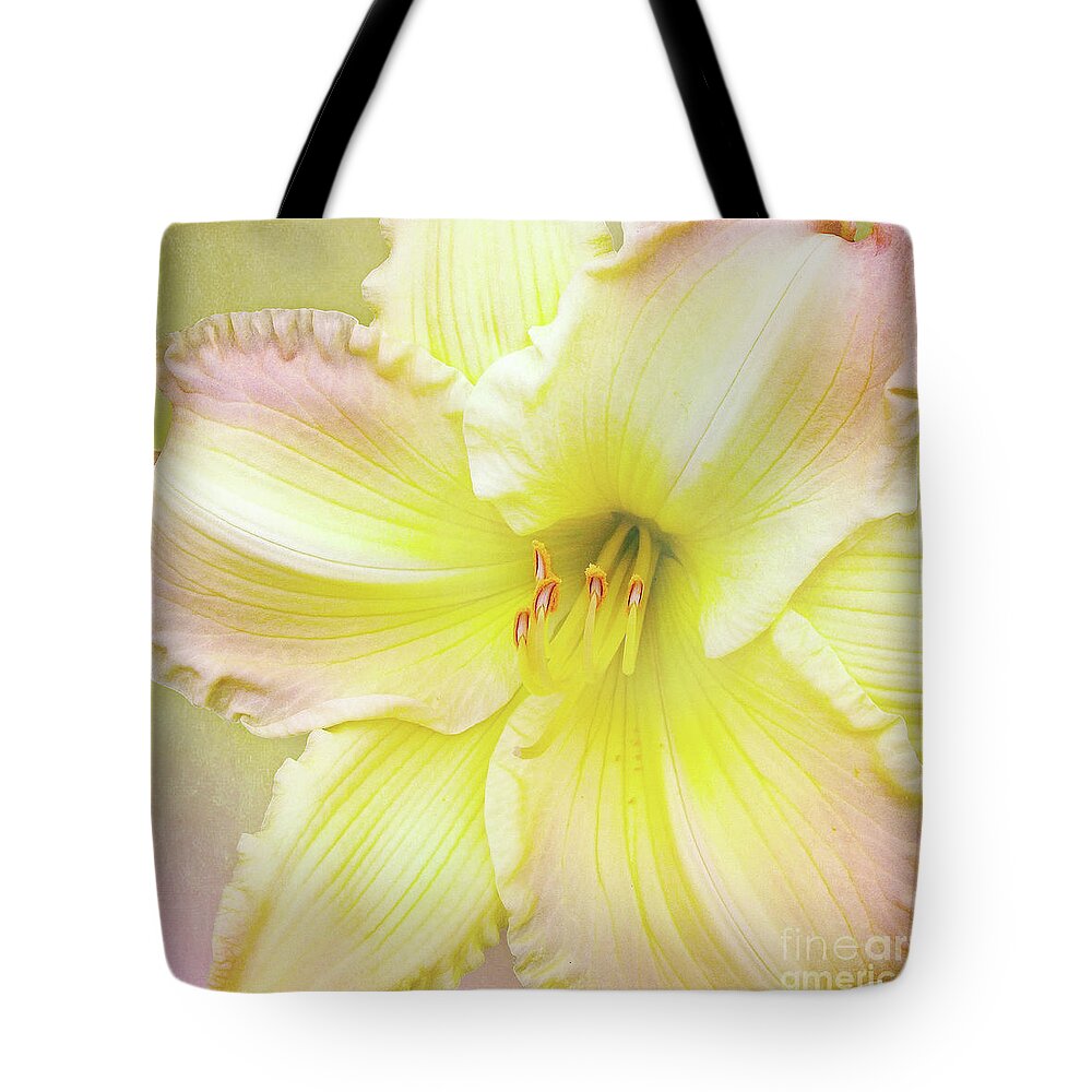 Bloom Tote Bag featuring the photograph Luxurious Lily by Kathi Mirto