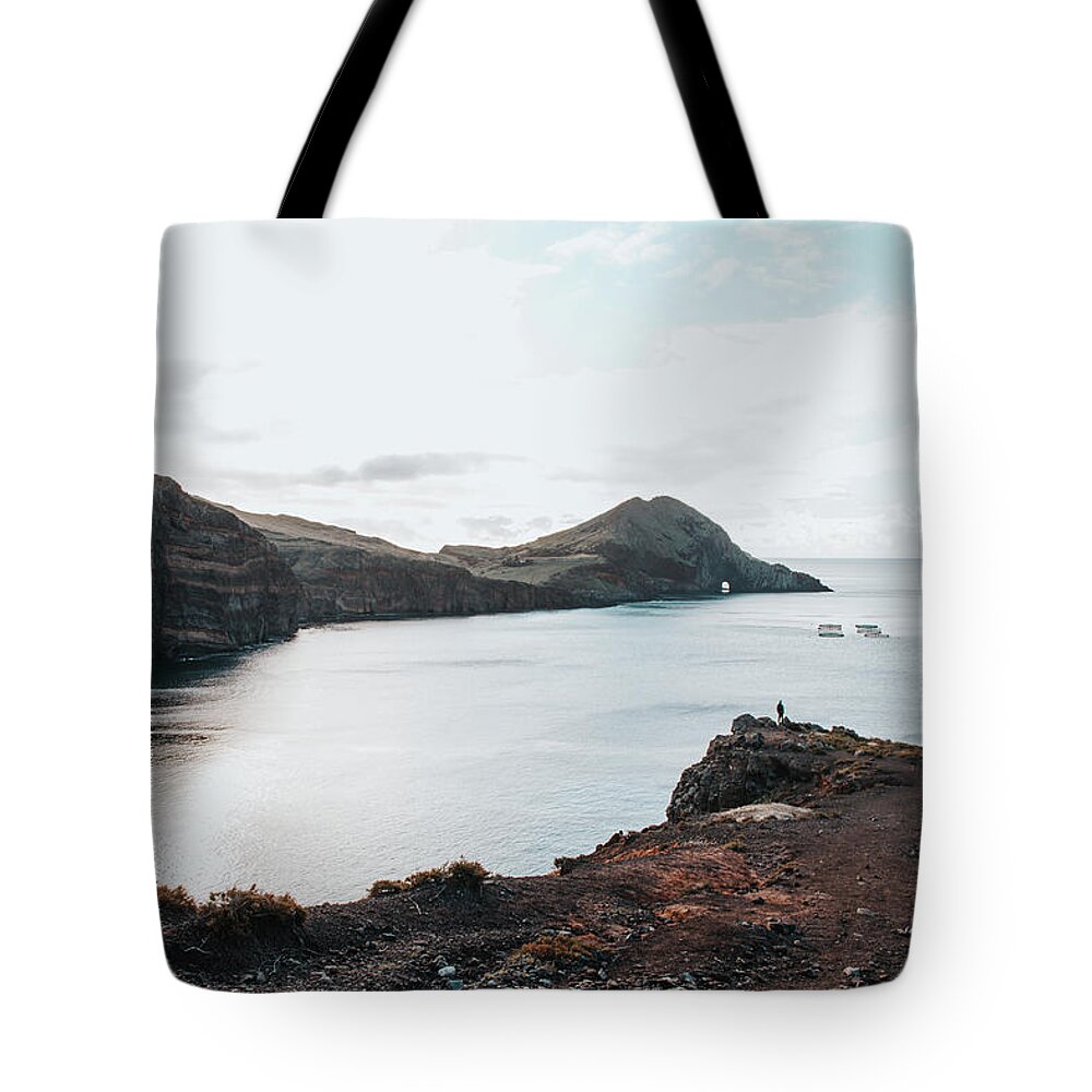 Ponta De Sao Lourenco Tote Bag featuring the photograph Madeira landscape by Vaclav Sonnek
