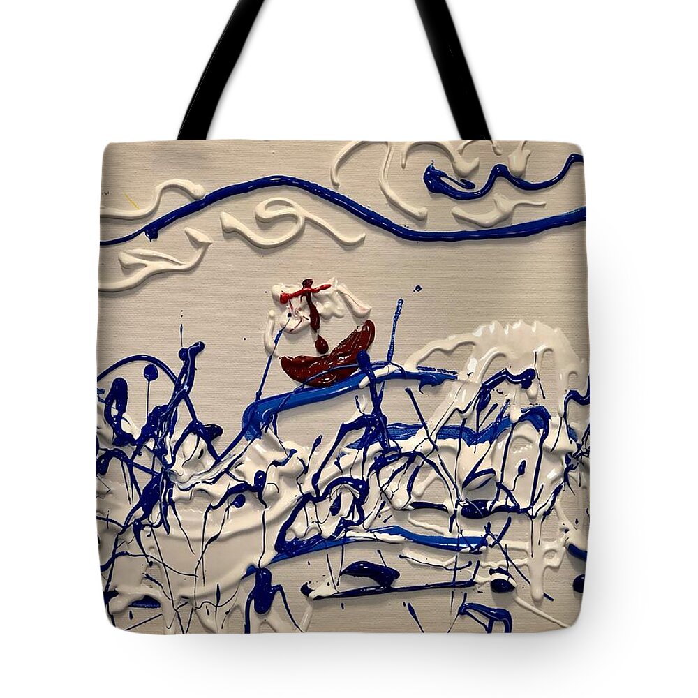 Maelstrom Tote Bag featuring the painting Maelstrom by Bethany Beeler