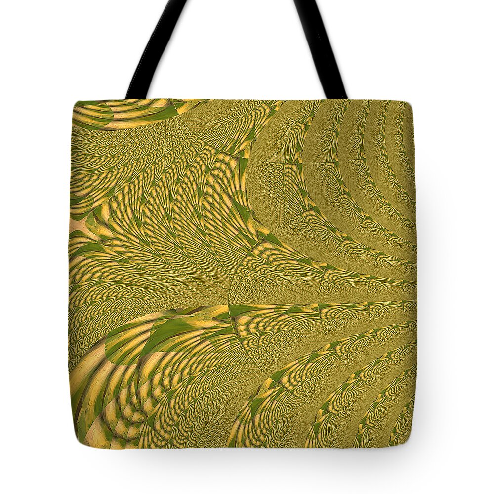 Oifii Tote Bag featuring the digital art Magical Python Jungle by Stephane Poirier