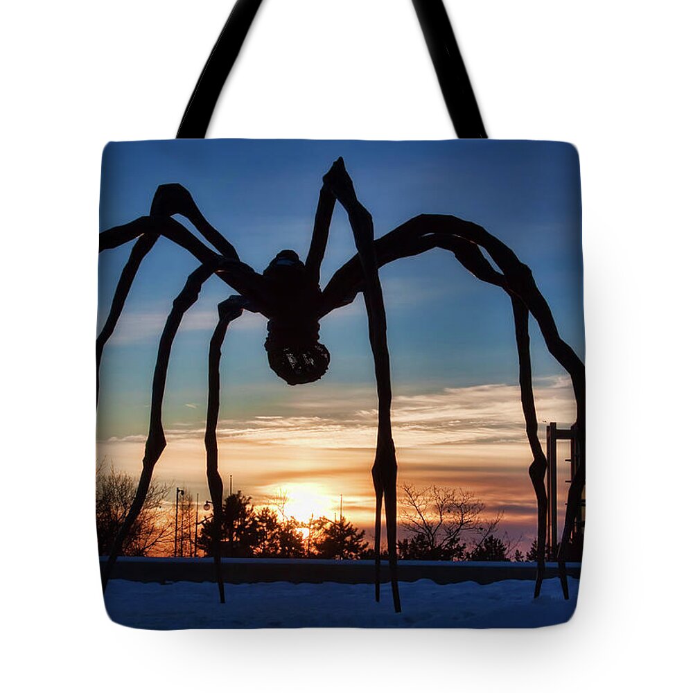 Maman Tote Bag featuring the photograph Maman the Spider, Ottawa by Tatiana Travelways