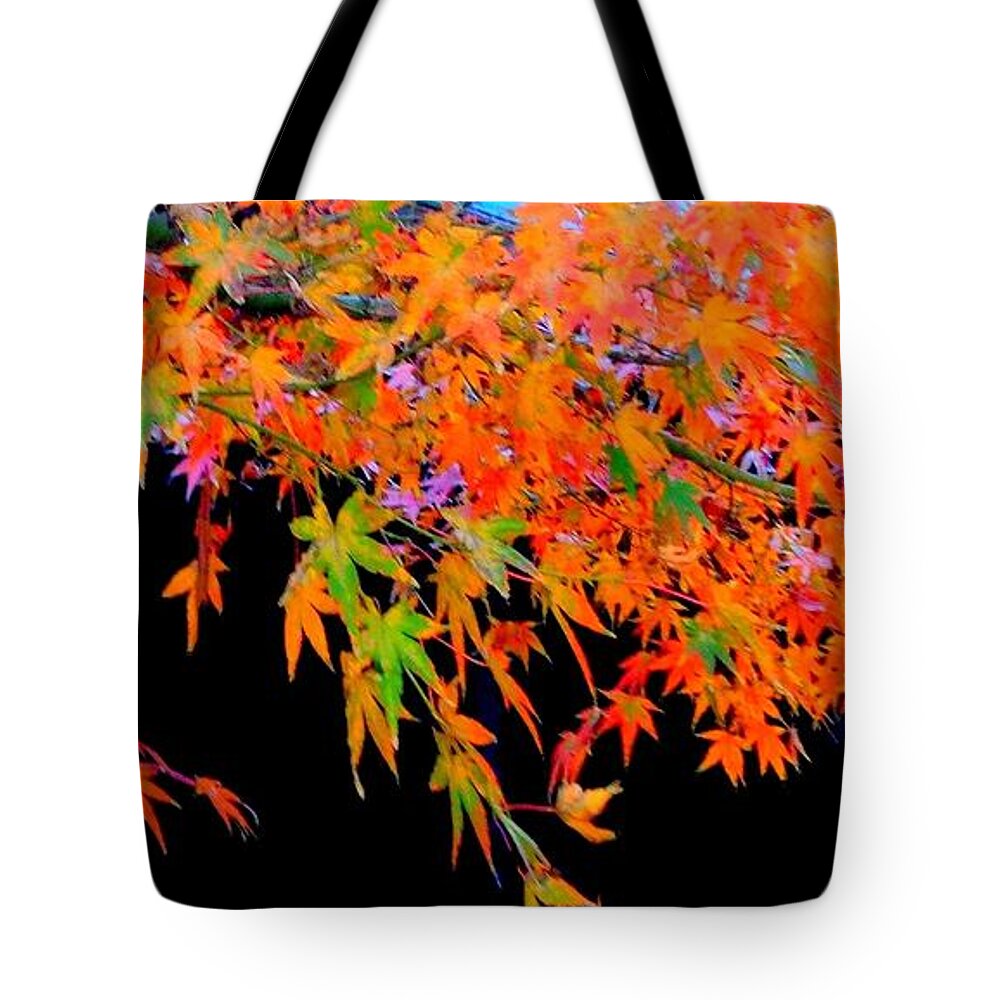 Maple Tote Bag featuring the photograph Maple Magic by VIVA Anderson