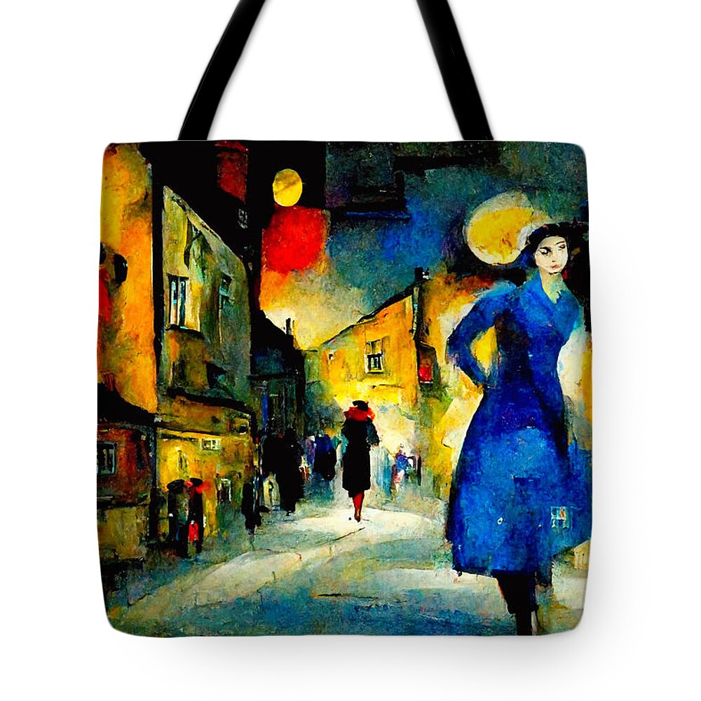 Marc Chagall Tote Bag featuring the digital art Marc Chagall #1 by Craig Boehman