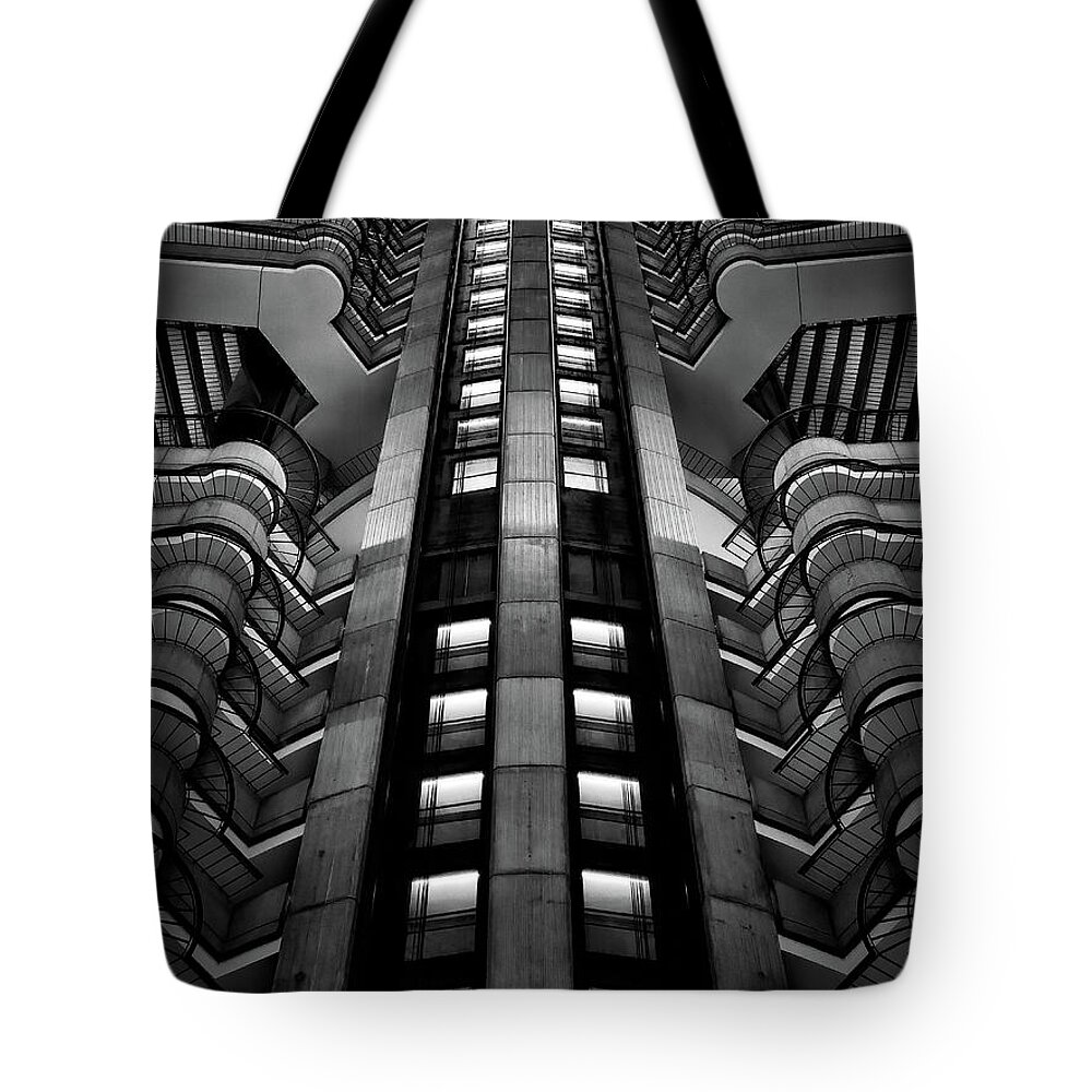 Marriott Marquis Tote Bag featuring the photograph Marriott Marquis by Doug Sturgess