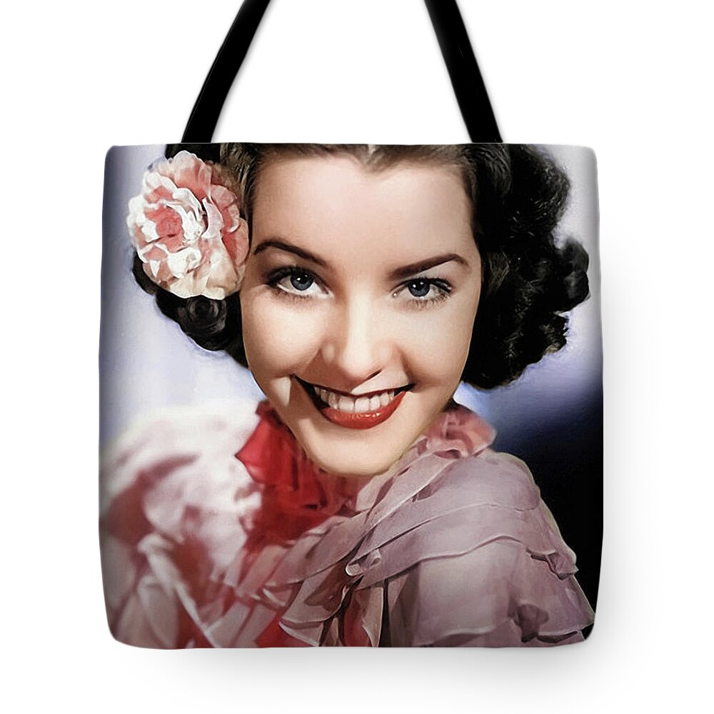 Marsha Tote Bag featuring the photograph Marsha Hunt by Movie World Posters