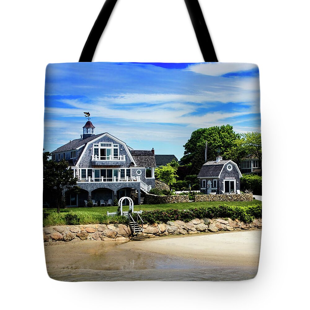 Coast Tote Bag featuring the photograph Marthas Vineyard Architecture 7218 by Carlos Diaz