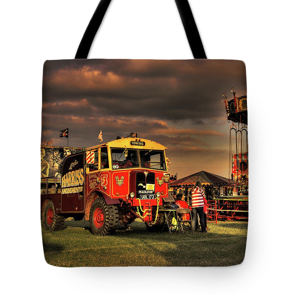 Aec Tote Bag featuring the photograph Matador and the Wave Swingers by Rob Hawkins