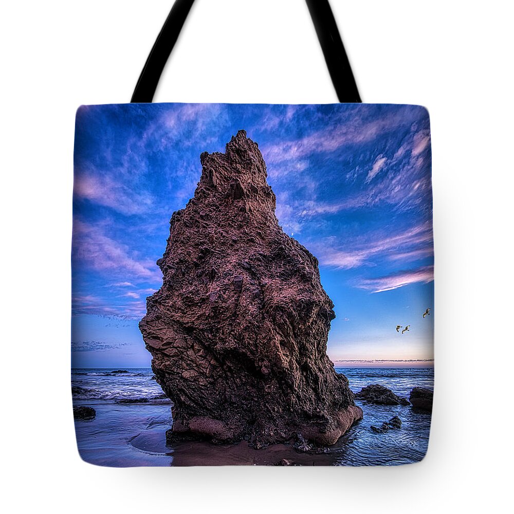 Landscape Tote Bag featuring the photograph Matador Rock by Romeo Victor
