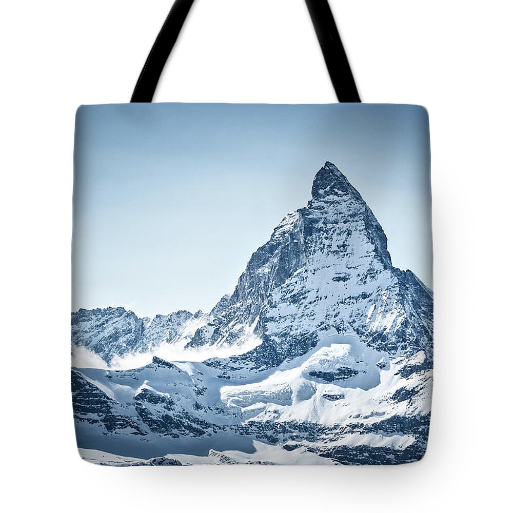 Resolution Tote Bag featuring the photograph Matterhorn by Rick Deacon