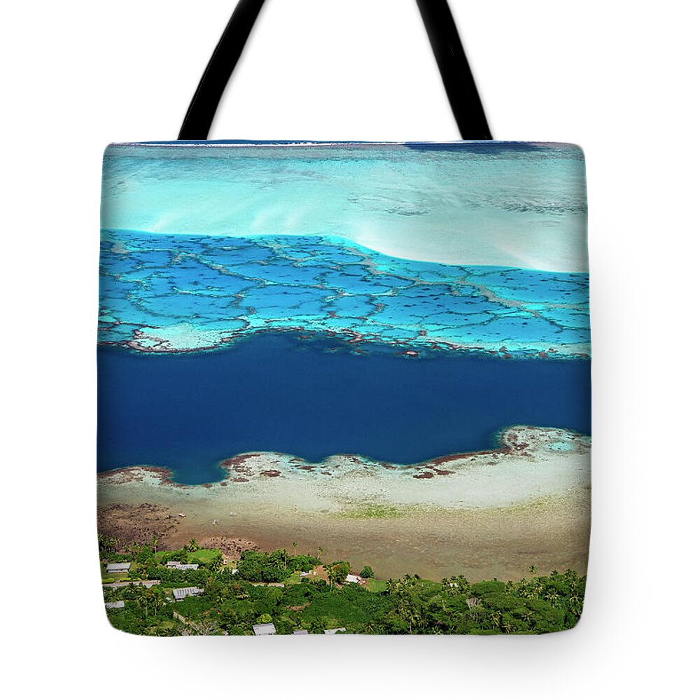 Maupiti Tote Bag featuring the photograph Maupiti - lagoon by Olivier Parent