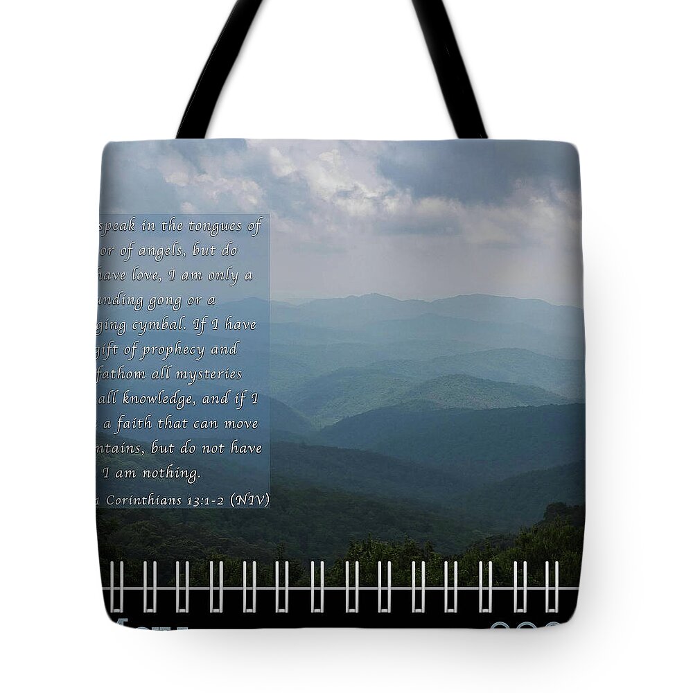 2021 Tote Bag featuring the photograph May 2021 Inspirational Calendar Preview by Joni Eskridge