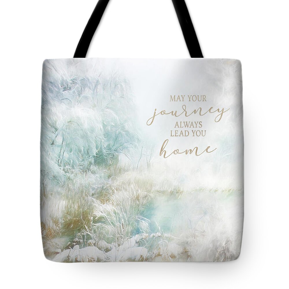 May Your Journey Tote Bag featuring the pastel May Your Journey by Jordan Blackstone