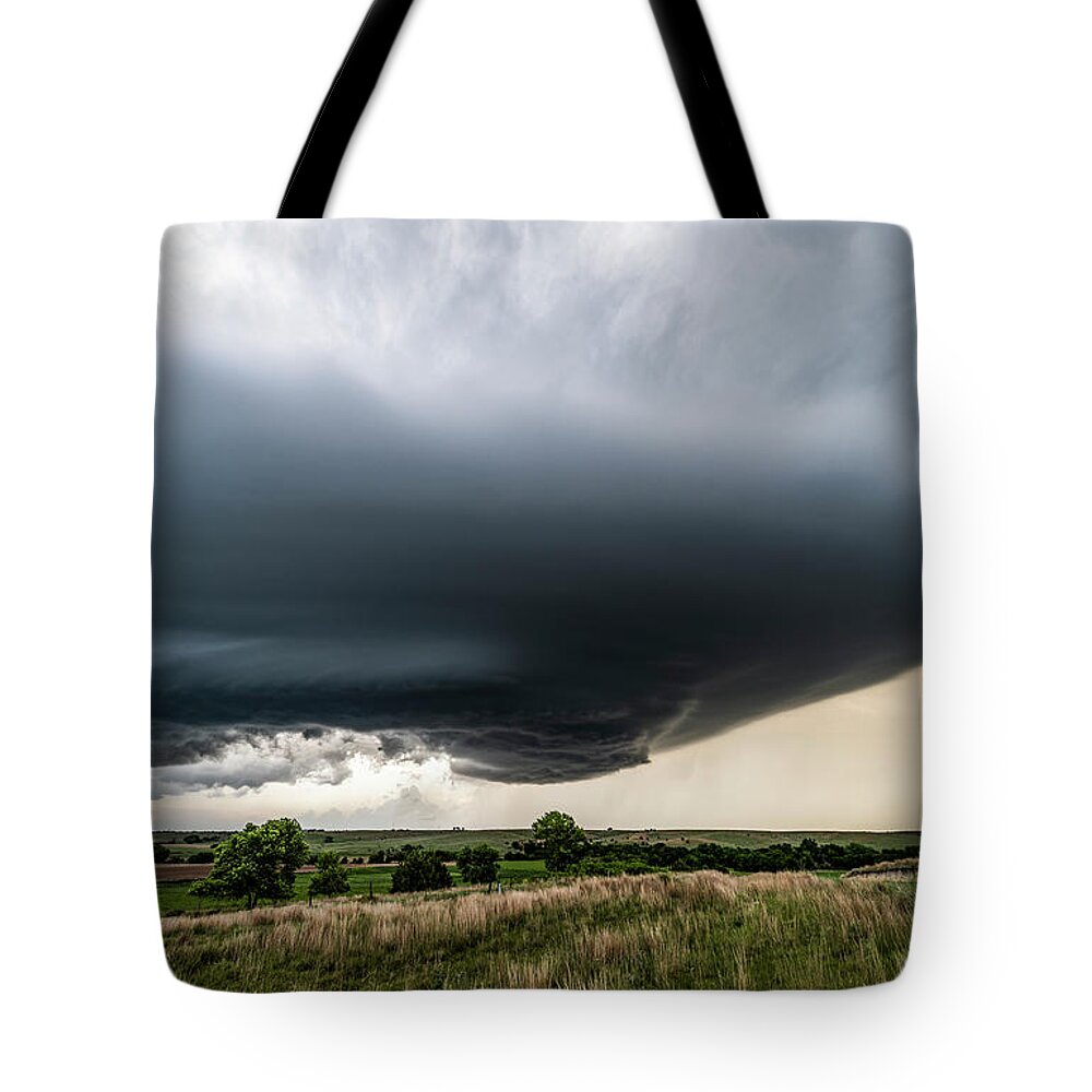 Supercell Tote Bag featuring the photograph McCook Invasion by Marcus Hustedde