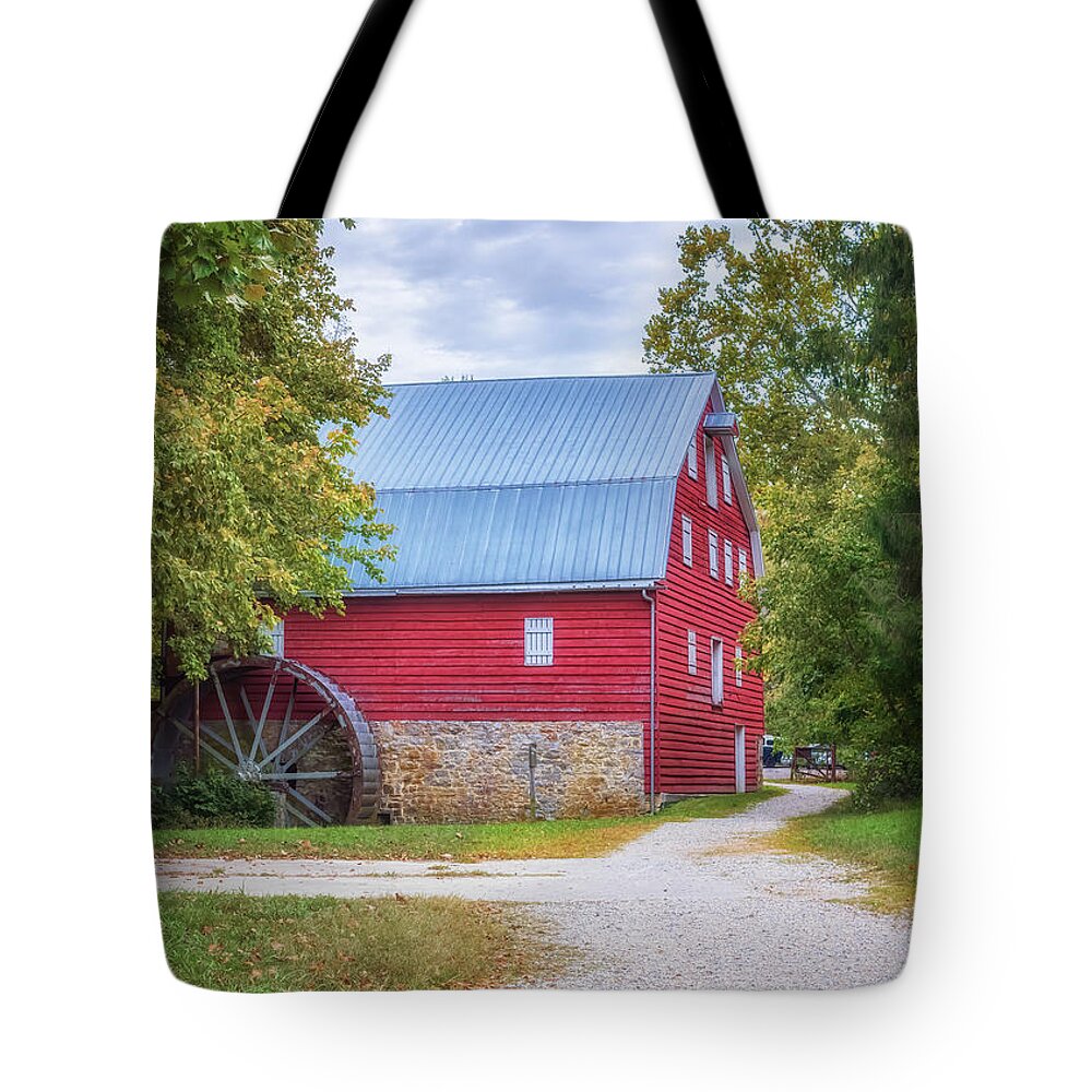Mcmahons Mill Tote Bag featuring the photograph McMahons Mill by Susan Rissi Tregoning