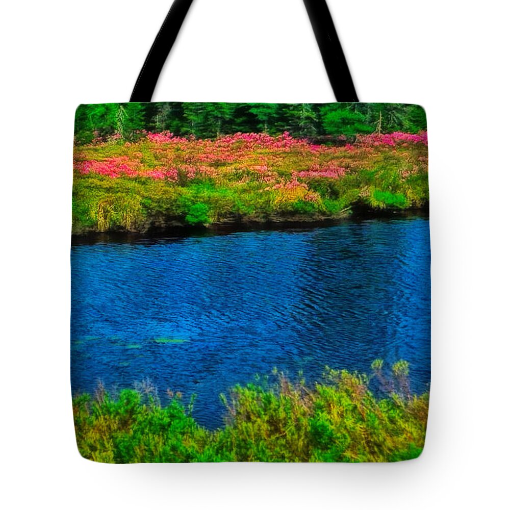 Water Tote Bag featuring the photograph Meadow Stream by Carol Randall