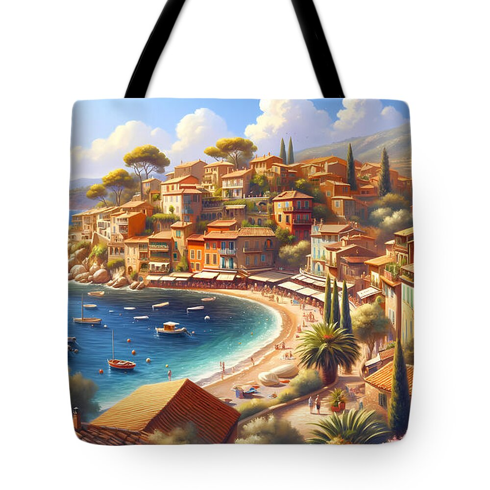 Mediterranean Culture Tote Bags