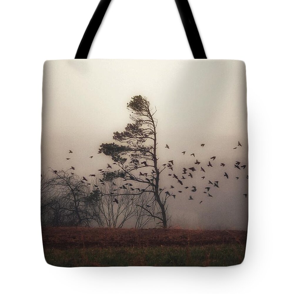 Melancholia Tote Bag featuring the photograph Melancholia by Dark Whimsy