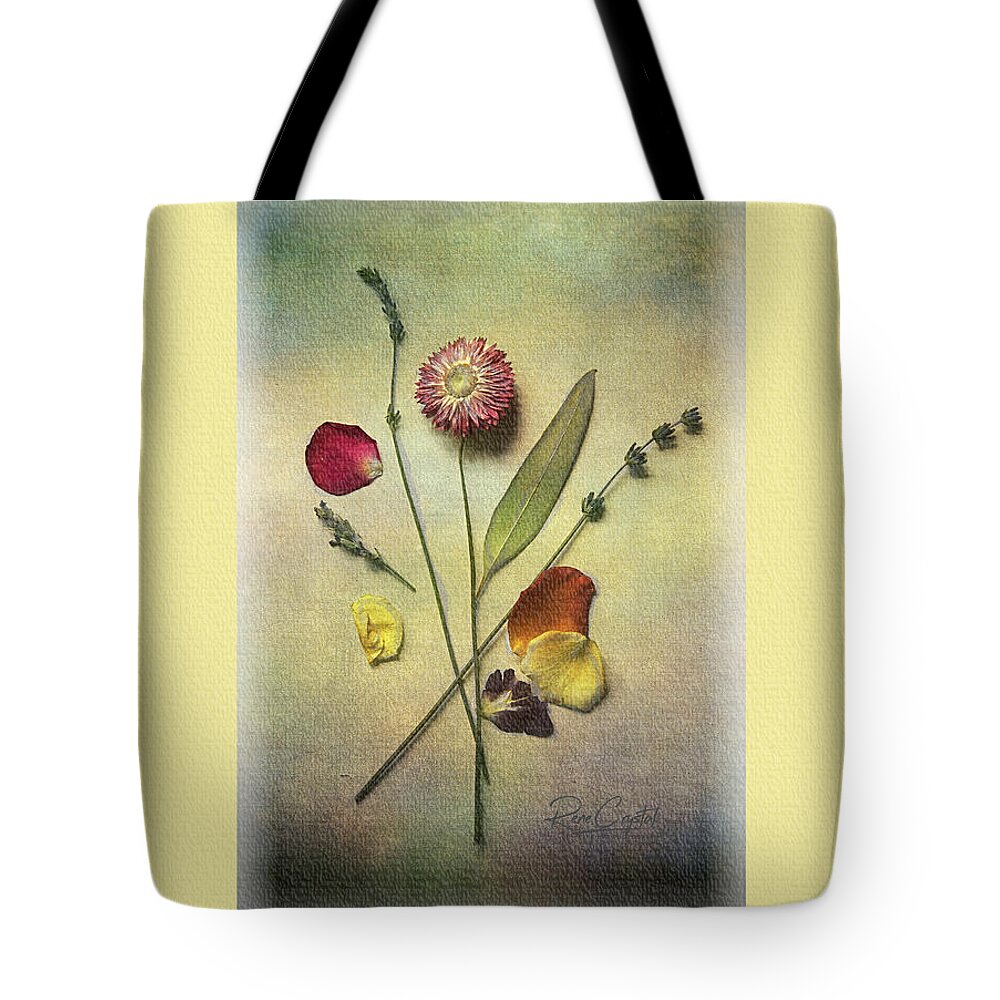 Flora Tote Bag featuring the photograph Memories From Summer Past by Rene Crystal