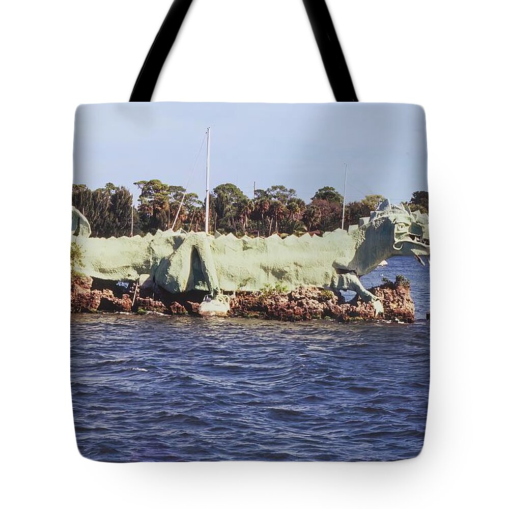Dragon Tote Bag featuring the photograph Merritt Island River Dragon by Bradford Martin