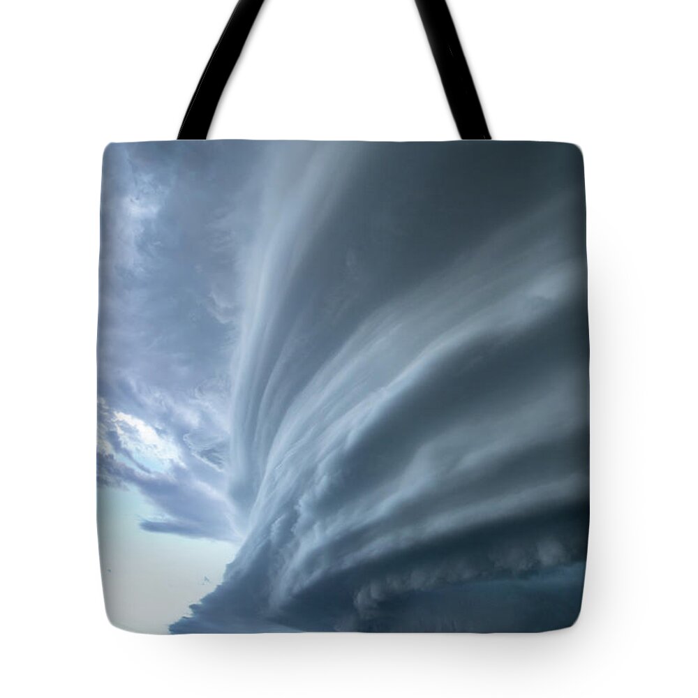 Mesocyclone Tote Bag featuring the photograph Mesocyclone Vertical by Wesley Aston